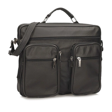 Pojemna całodzienna skórzana Torba Vip TM-8 