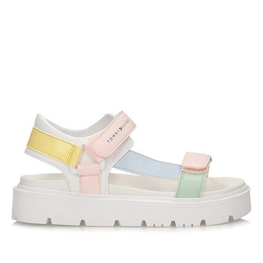 Stylowe sandały damskie Tommy Hilfiger T3A2-33786-0326Y913 MULTICOLOR