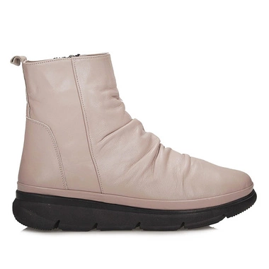 Skórzane botki trzewiki damskie Boccato 0452-505 WARM 109 L.MINK LTHR 82