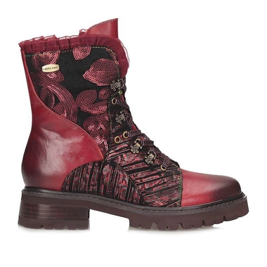 Modne botki Laura Vita 0007365 KOULEO 16 ROUGE SL51584D-16A