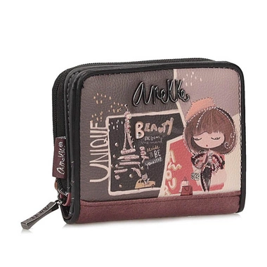 Mała portmonetka portfel damski Anekke 41809-903 MADEMOISELLE