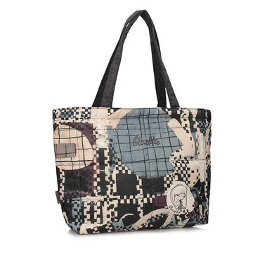Torba podróżna damska Anekke 43578-023 BOLSO HANDBAG VIAJE TEXTIL TULIP kolorowa jednokomorowa zapinana na zamek na ramię