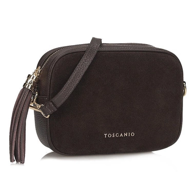 Stylowa Listonoszka Torebka na ramię Toscanio G88 C.BRĄZ D23