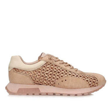 Sneakersy damskie Hispanitas RHV264741 C001 MARRAKECH-V26 DESERT OREGON beżowe wsuwane ze skóry