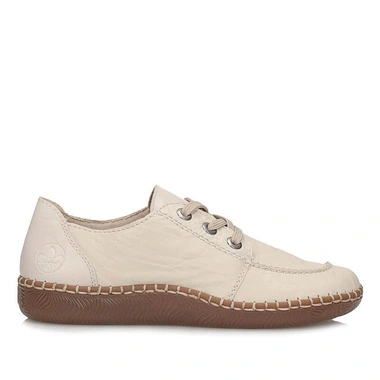 Codzienne skórzane półbuty damskie Rieker N2402-60