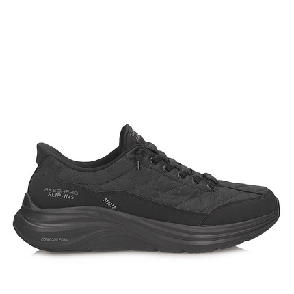 Sportowe męskie półbuty Skechers Slip-ins 232619 BBK CONTOUR FOAM -COZY FIT
