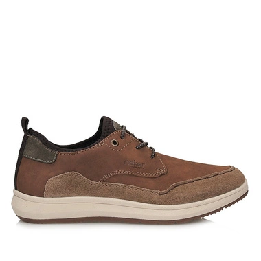 Codzienne brązowe półbuty męskie Rieker 16950-24