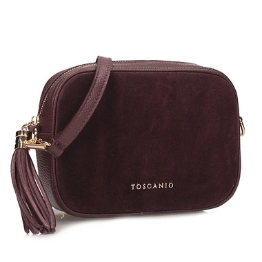 Bordowa Listonoszka Torebka na ramię Toscanio G88 D54