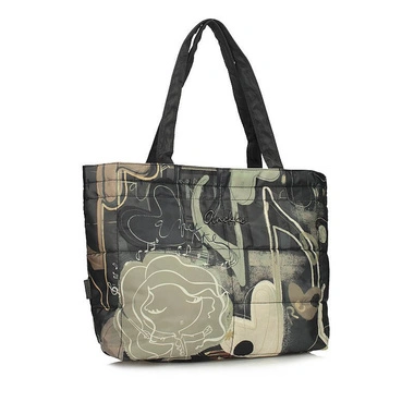 Torba podróżna damska Anekke 43588-022 BOLSO HANDBAG VIAJE TEXTIL ORCHESTRA zielona jednokomorowa zapinana na zamek na ramię