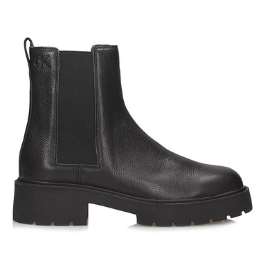 Skórzane klasyczne botki Calvin Klein YW0YW02072 CHYNKY CHELSE BEH PP W8E