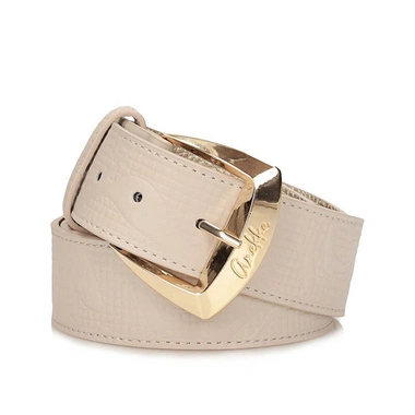 Pasek damski Anekke 43477-201 CINTURON PIEL TULIP BEIGE beżowy skórzany regulowany