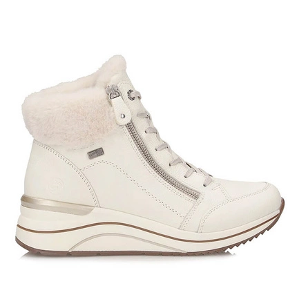 Modne białe botki damskie Remonte D0T77-80