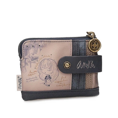 Stylowy mały damski portfel portmonetka Anekke 41849-027 MADEMOISELLE