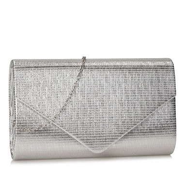 Srebrna wizytowa Kopertówka Jessica A-2502