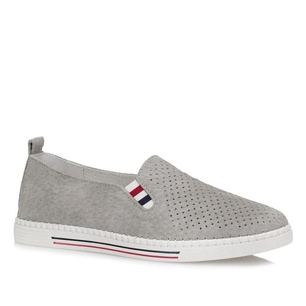 Mokasyny Filippo DP1272/ 20   szare 