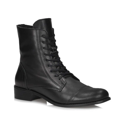 Botki damskie EXQUISITE 819 czarne ocieplane