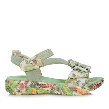 Lekkie Sandały Laura Vita 0006765 SANAO 04 VERT SL333-4