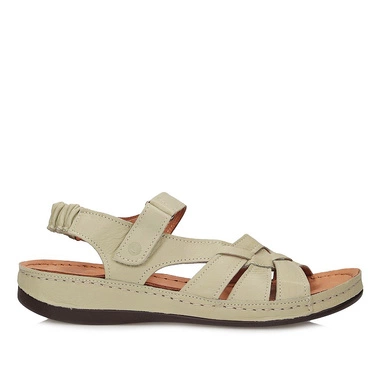 Miękkie skórzane sandały codzienne Comfortabel 710215-07