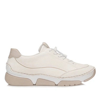Sneakersy damskie Rieker 45969-80 białe wsuwane