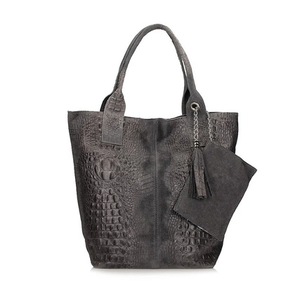 Shopperka Torebka Toscanio 1101 coco c.szary