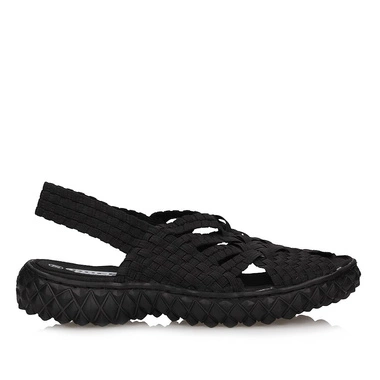 Wygodne czarne sandały damskie Rock Dakota Black 23 032948