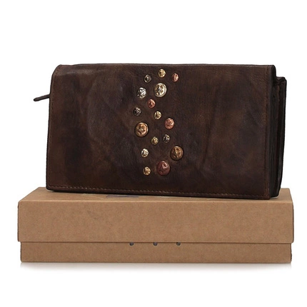 Saszetka portfel Toscanio 058 brąz
