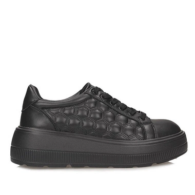 Klasyczne skórzane sneakersy Filippo DP7285/25 BK