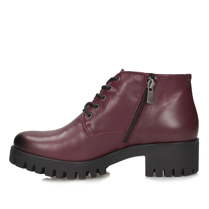 Y1170 GN8-300 Satin NA Burl アウトレット SKÓRZANE SZTYBLETY NA OBCASIE