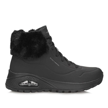 Botki trzewiki ocieplane Skechers 167274/BBK UNO RUGGED FALL AIR BLACK