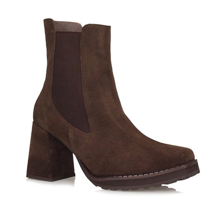 Botki damskie EXQUISITE 1385 Brąz
