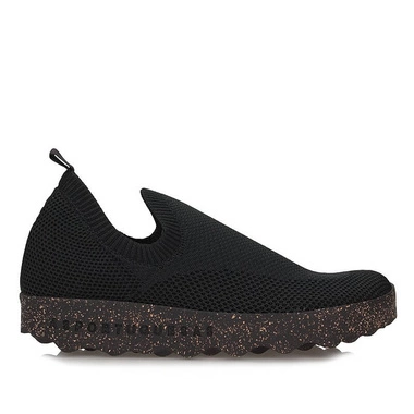 Codzienne półbuty damskie Asportuguesas CLIP L REC KNIT BLACK P018226000