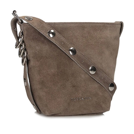 Klasyczna Skórzana Listonoszka Torebka na ramię Toscanio G99 C.BEŻ D40