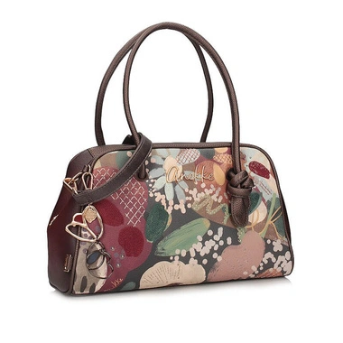 Torebka damska Anekke 43711-432 BOLSO HANDBAG BOLSO DE ASA CORTA TULIP brązowa do ręki jednokomorowa zapinana na zamek