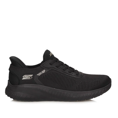 Komfortowe sznurowane półbuty damskie Slip-ins Skechers 117497 BBK