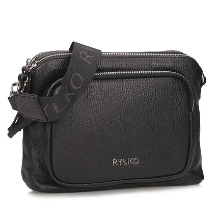Codzienna czarna listonoszka damska Ryłko R40881TB_2QJ
