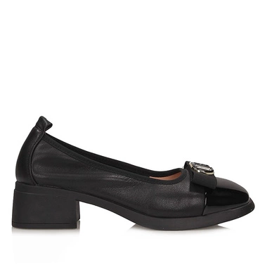 Wygodne miękkie półbuty damskie Ravini 7539-1A Black