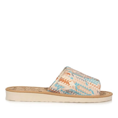 Odkryte Kapcie pantofle laczki Meteor 019 beżowe