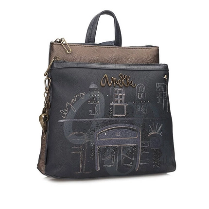 Trzykomorowy Modny plecak Anekke 41855-233 MOCHILA MADEMOISELLE