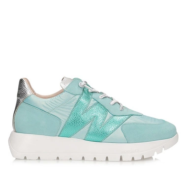 Modne półbuty sneakersy na platformie Oslo Wonders A-2464 CELESTIAL BERMUDA