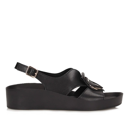 Stylowe sandały damskie na platformie S.Barski GR51-601 BEIGE