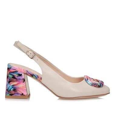 Stylowe beżowe sandały damskie S.Barski CR51-002 BEIGE