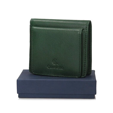 Skórzany mały Portfel Canaletto 1008-s270 zielony