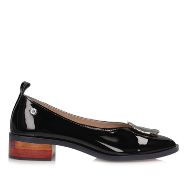 Lakierowane oryginalne półbuty damskie Tuffoni 2425006PL black