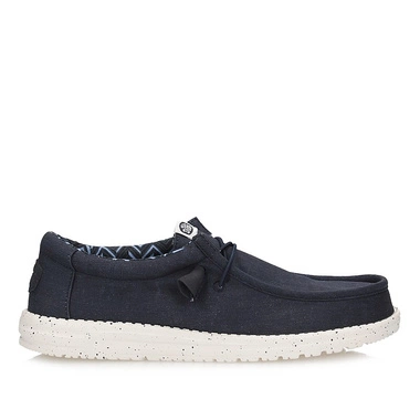 Klasyczne półbuty męskie Heydude Wally Stretch Canvas 40700-410 Navy