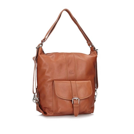 Torebka Plecak Canaletto T 401-s108 skórzana ruda