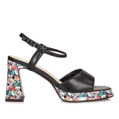 Eleganckie sandały damskie na obcasie Vinceza 77118 BK