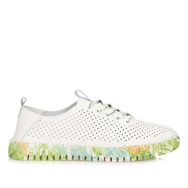 Ażurowe Skórzane Sznurowane Półbuty Artiker 52C1381