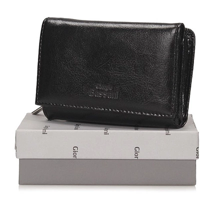 Skórzany Portfel Giorgio Bassani 026 czarny