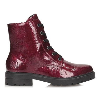 Klasyczne bordowe botki workery damskie Rieker Z2841-33
