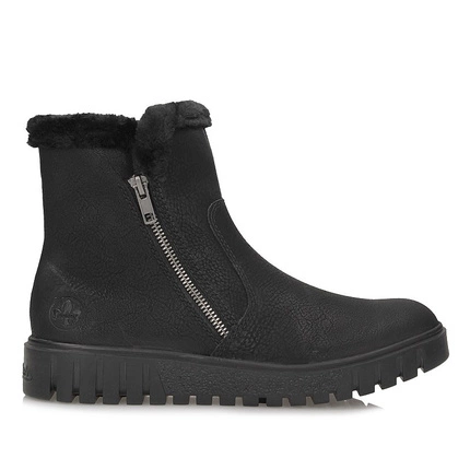 Wygodne Botki damskie Rieker Y3481-00 czarne